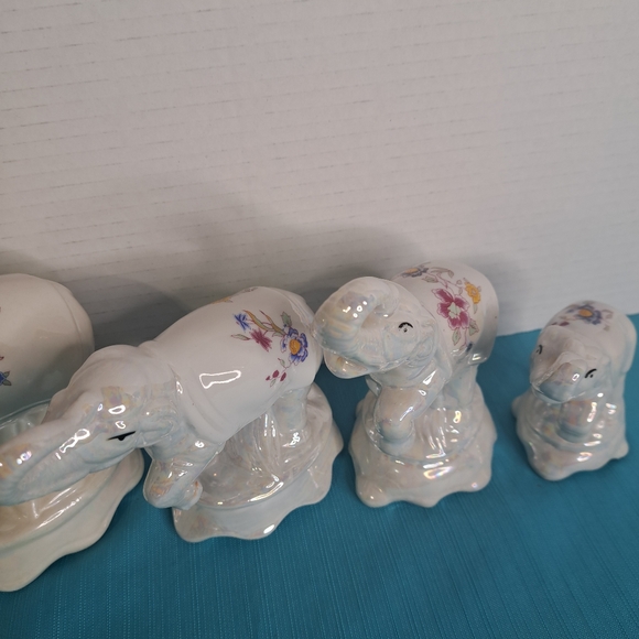 Vintage elephant 🐘 ✨️ set of 4 - Picture 3 of 13